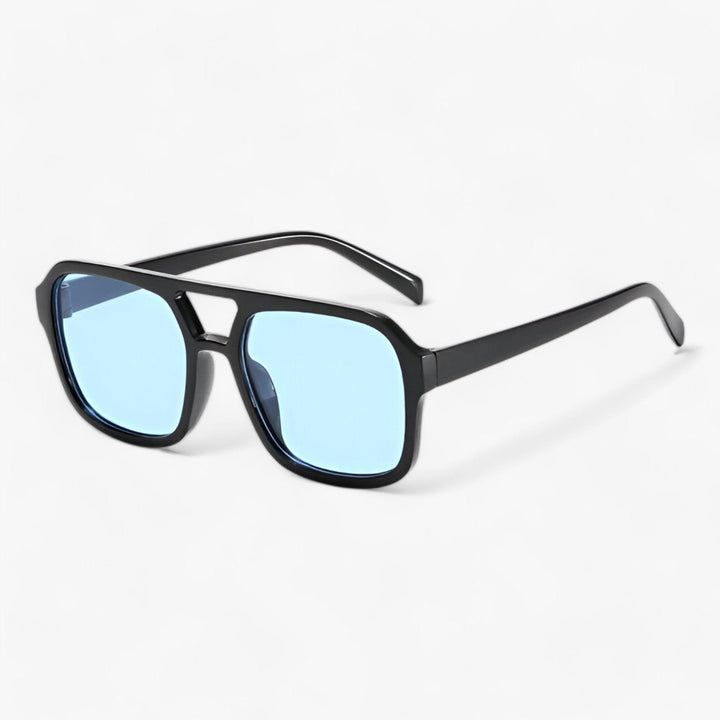 Übergroße Vintage-Sonnenbrille mit Eckiger Fassung – Spectra