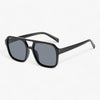 Übergroße Vintage-Sonnenbrille mit Eckiger Fassung – Spectra