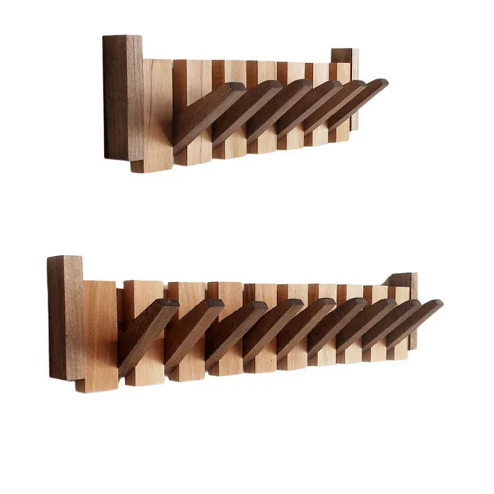 HarmonyWood Garderobe aus Holz in Klavieroptik