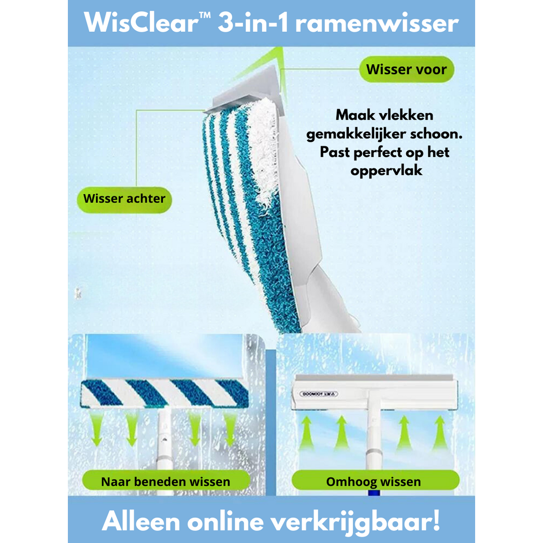 Funktionaler 3-in-1-Fensterwischer - ClearView