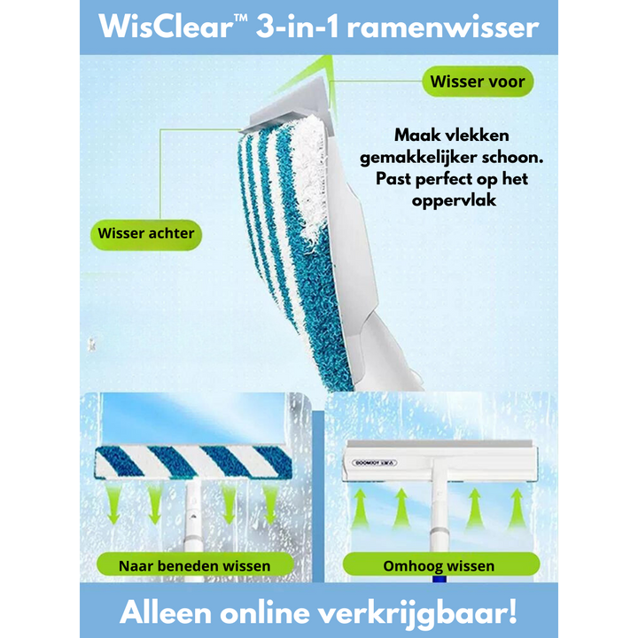 Funktionaler 3-in-1-Fensterwischer - ClearView