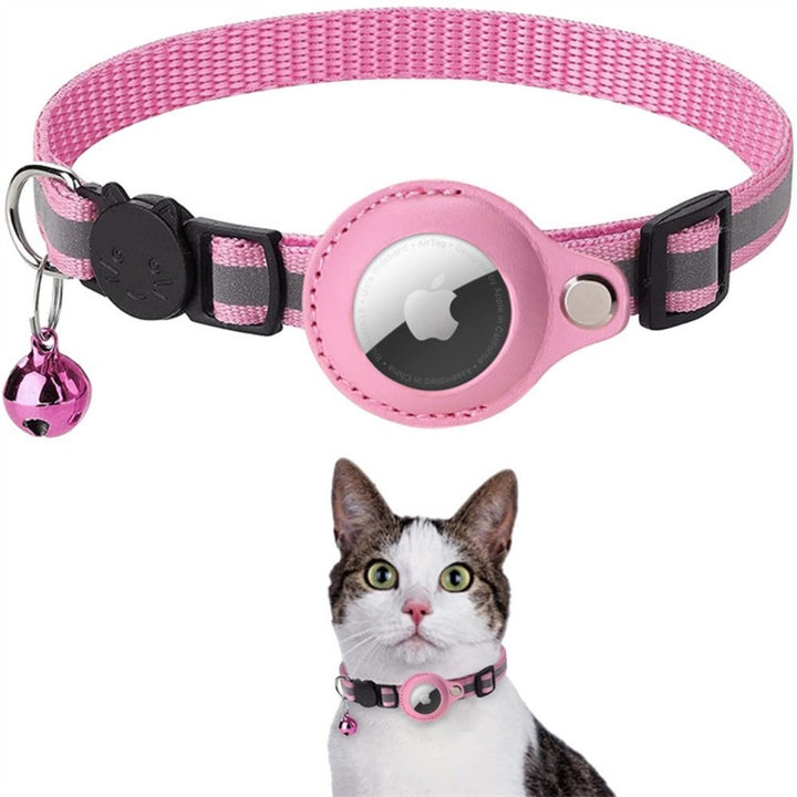 GPS-Halsband für Katzen mit reflektierendem Design