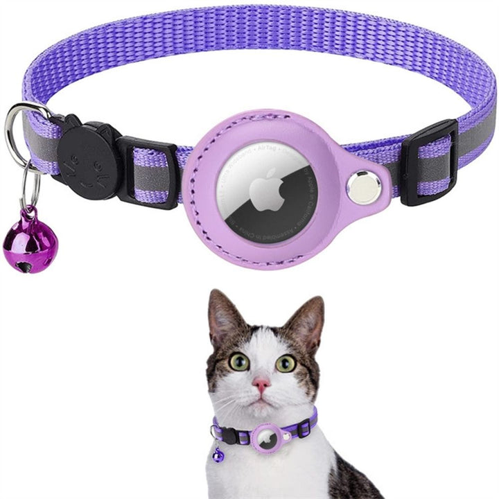 GPS-Halsband für Katzen mit reflektierendem Design