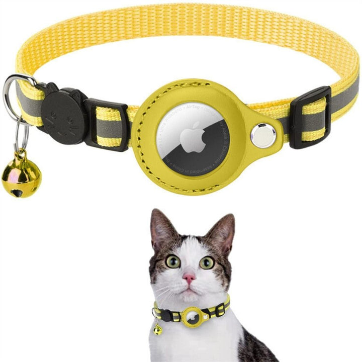 GPS-Halsband für Katzen mit reflektierendem Design