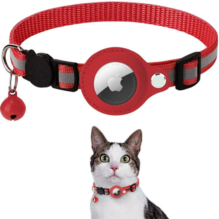 GPS-Halsband für Katzen mit reflektierendem Design