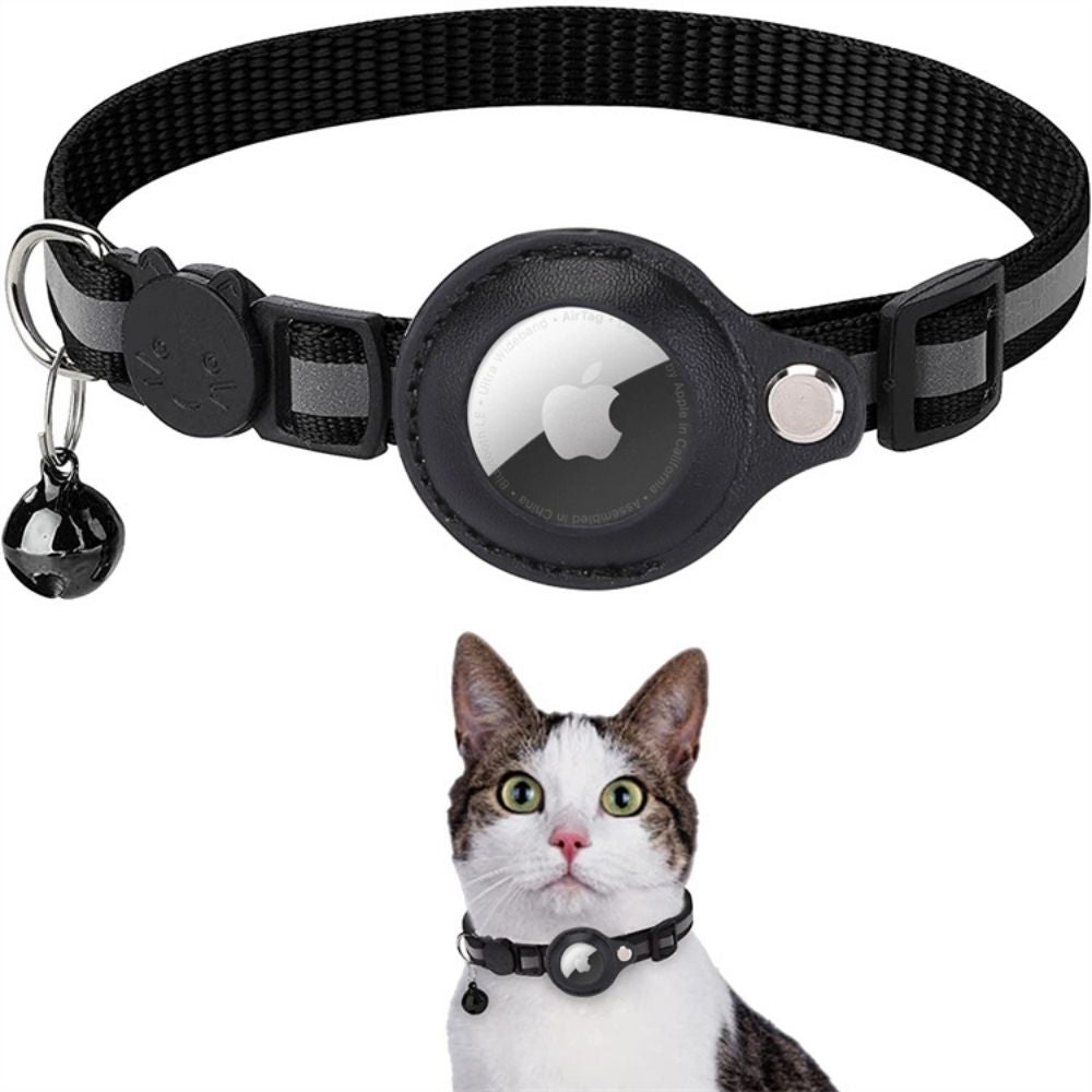 GPS-Halsband für Katzen mit reflektierendem Design