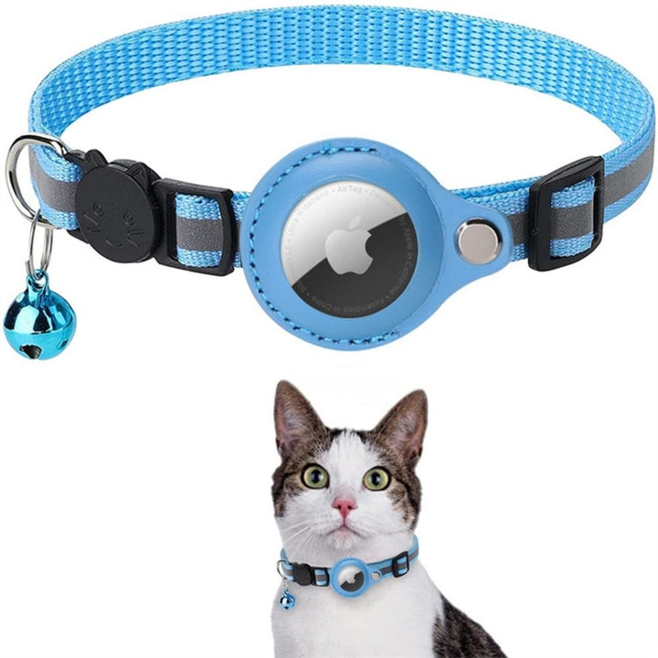 GPS-Halsband für Katzen mit reflektierendem Design
