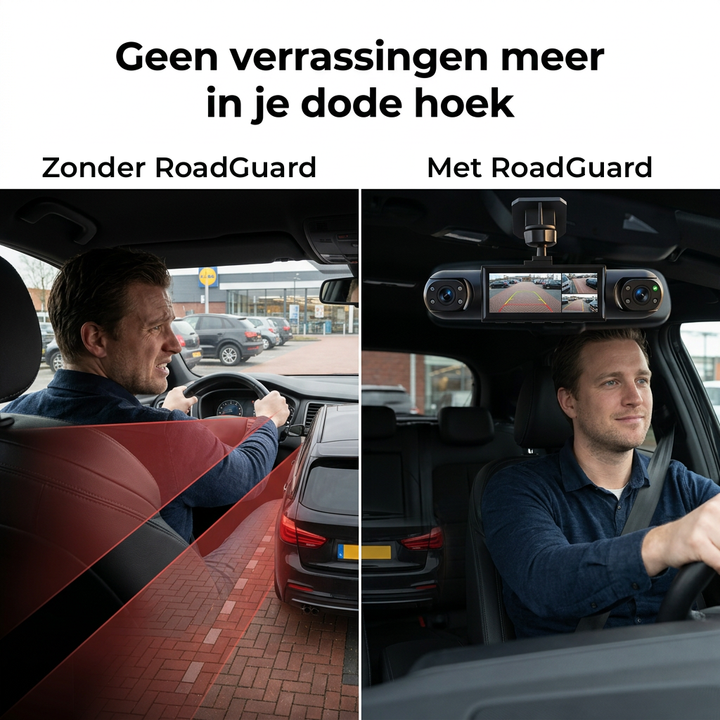 360°-Dashcam mit 4 Kameras, GPS‑Zeitstempel und Nachtsicht