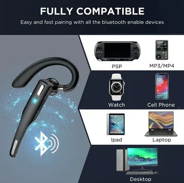 Trucker Dual Mic Wireless Bluetooth 5.1 Headset/Ohrhörer mit Geräuschunterdrückung