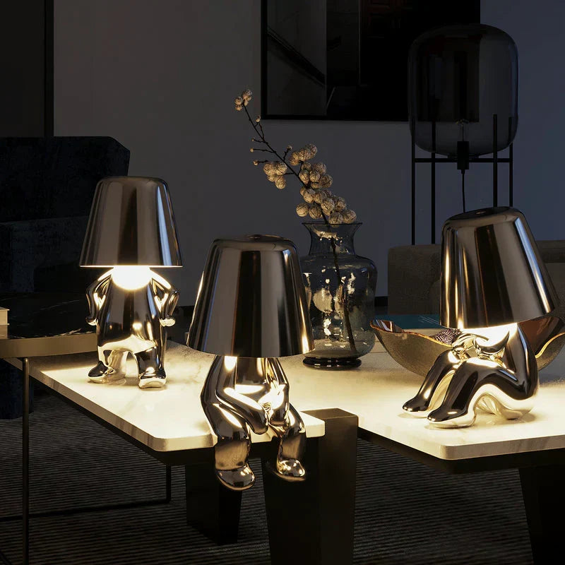 Verspielte dimmbare Tischlampe - LumoPals