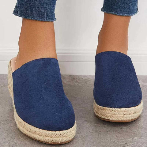 Retro-schicke Keilabsatz-Sandalen - Vera