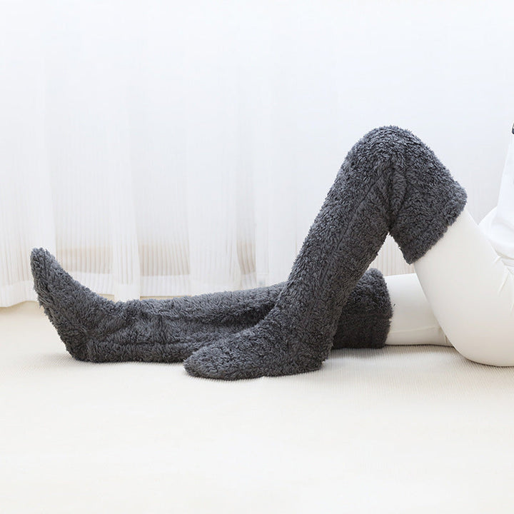 Lange, weiche Kniestrümpfe, die Beine, Knie und Oberschenkel wärmen