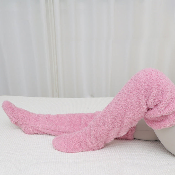 Lange, weiche Kniestrümpfe, die Beine, Knie und Oberschenkel wärmen
