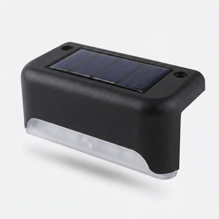 Solar‑Stufenleuchten, 8er‑Set – selbstaufladend, automatisches Ein-/Ausschalten