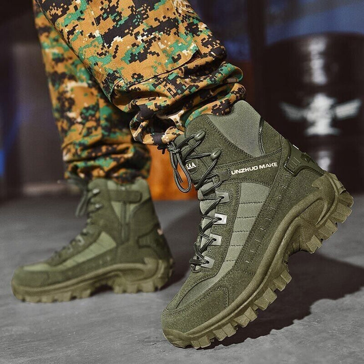 Wasserdichte taktische Arbeitsstiefel mit Durchtrittschutz – TrailForce Tactical
