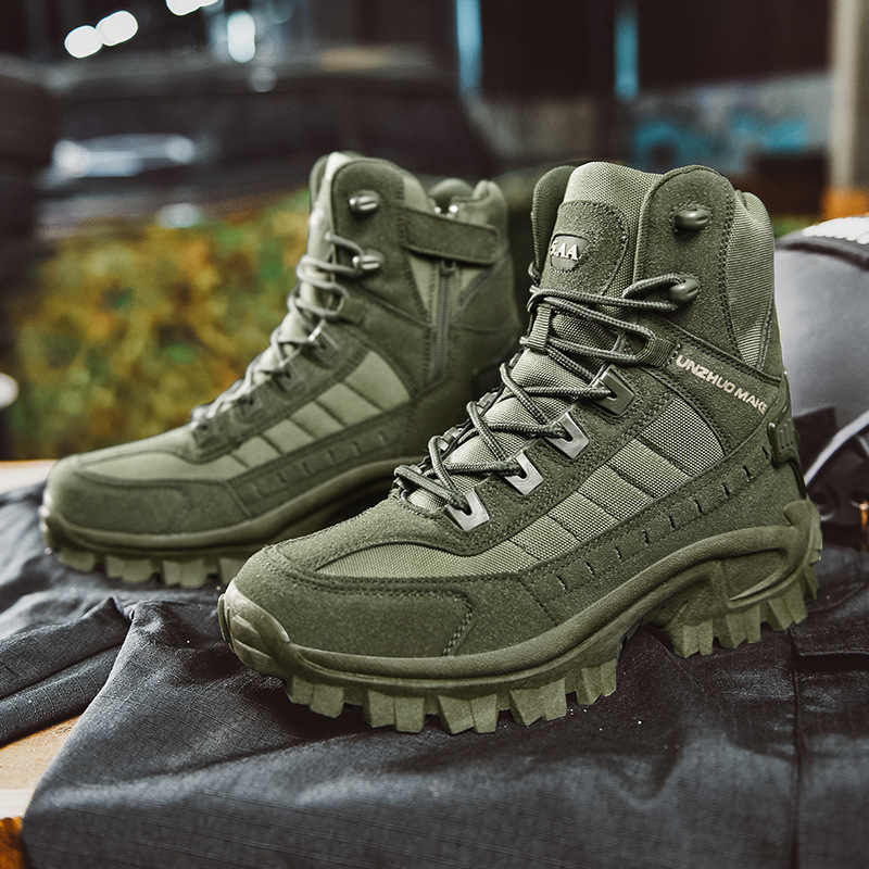 Wasserdichte taktische Arbeitsstiefel mit Durchtrittschutz – TrailForce Tactical