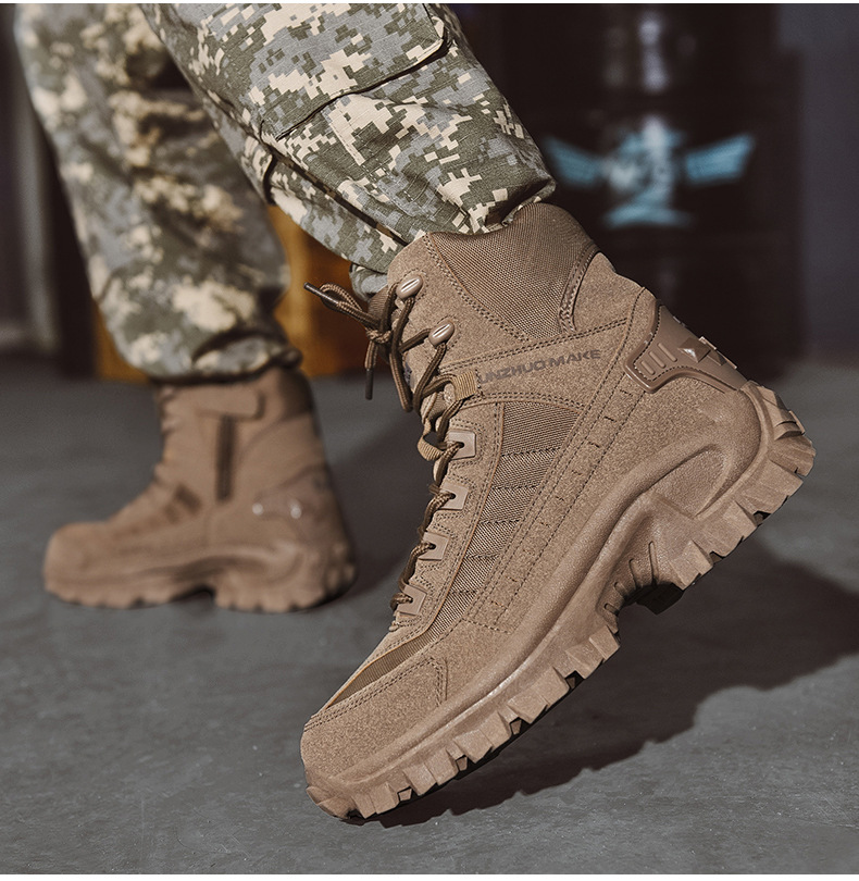 Wasserdichte taktische Arbeitsstiefel mit Durchtrittschutz – TrailForce Tactical