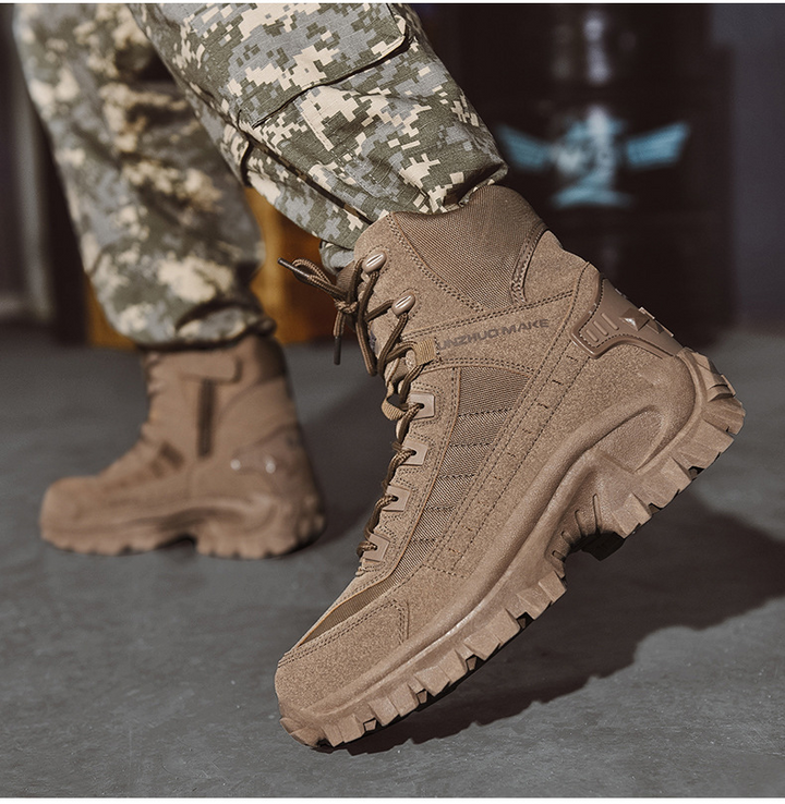 Wasserdichte taktische Arbeitsstiefel mit Durchtrittschutz – TrailForce Tactical