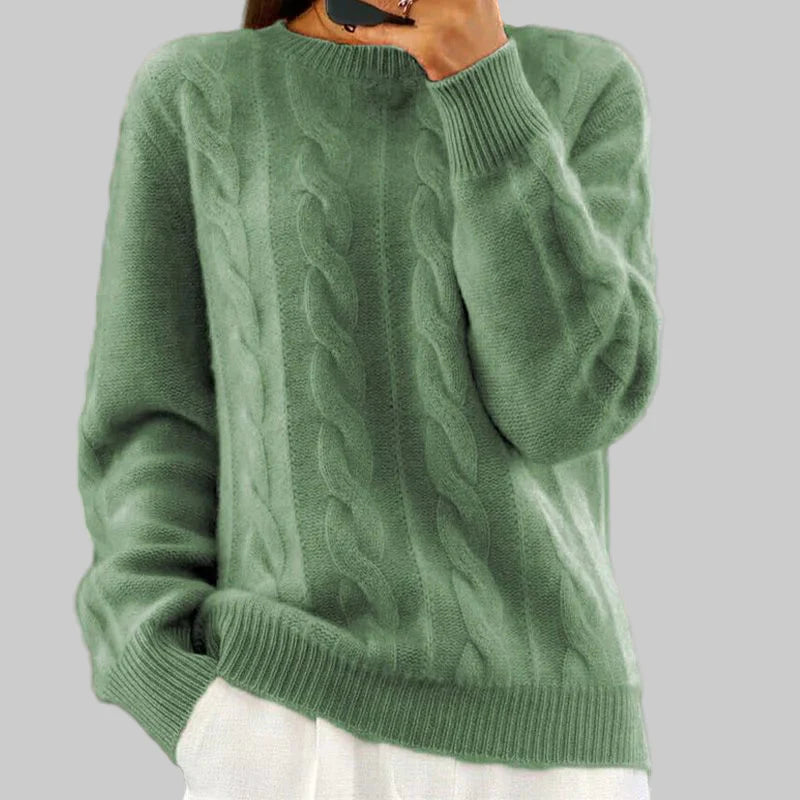 Warmer Strickpullover für Damen