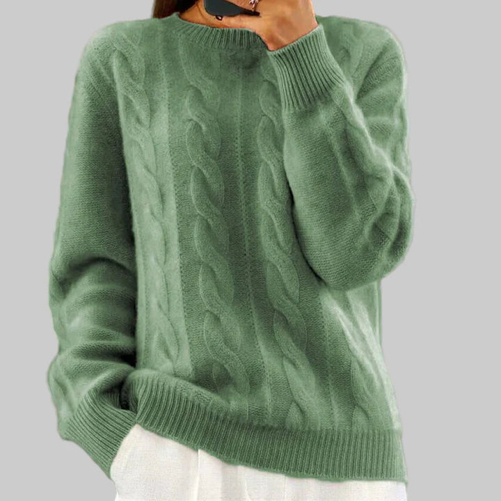 Warmer Strickpullover für Damen