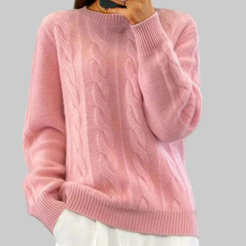 Warmer Strickpullover für Damen