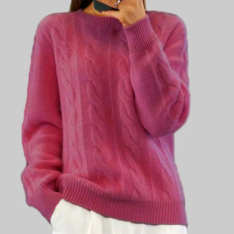 Warmer Strickpullover für Damen
