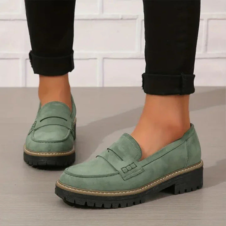 Orthopädische Komfort-Loafer mit gepolsterter Plateausohle