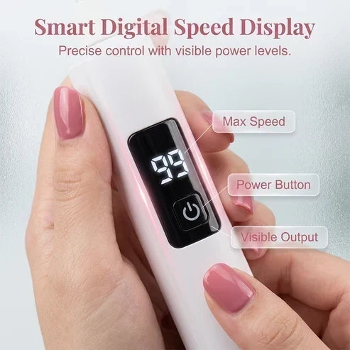 Präzisions‑LED‑elektrischer Nagelschleifer mit digitaler Anzeige