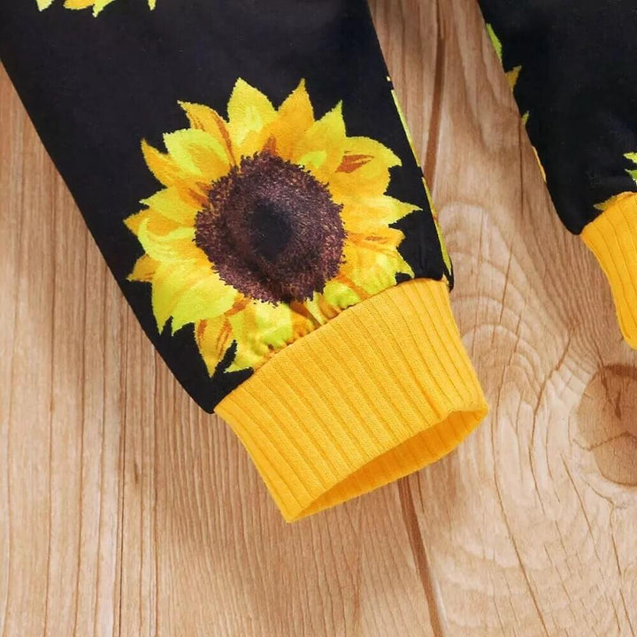 2-teiliges Baby-Outfit mit Sonnenblumenprint – SonnenLächeln