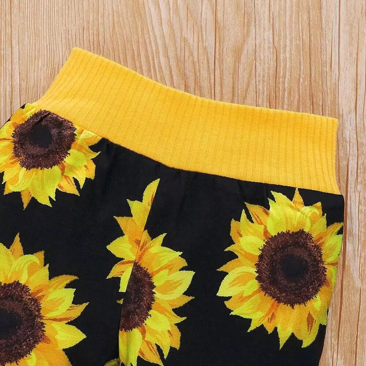 2-teiliges Baby-Outfit mit Sonnenblumenprint – SonnenLächeln