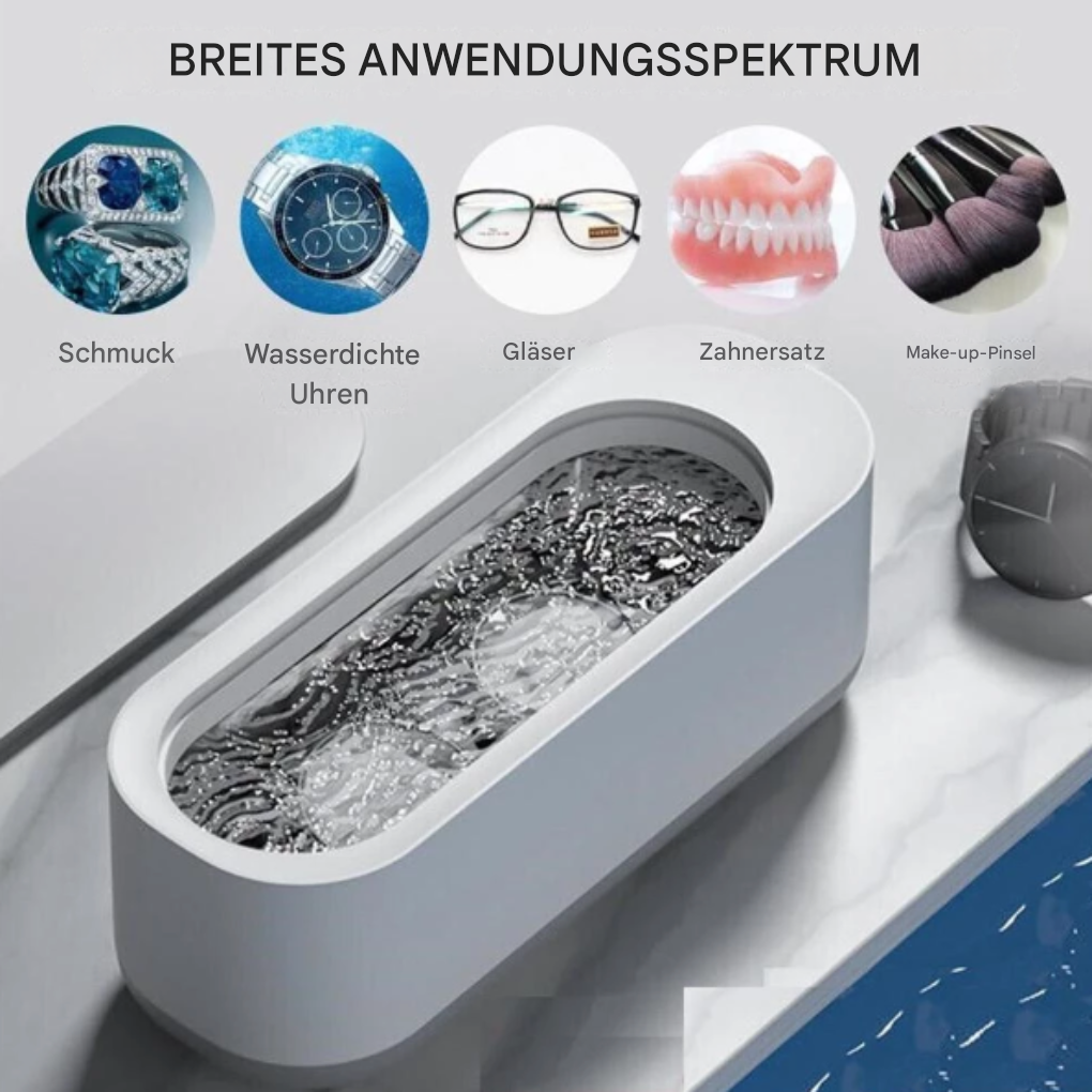 Ultraschallreiniger für Brillen und Schmuck