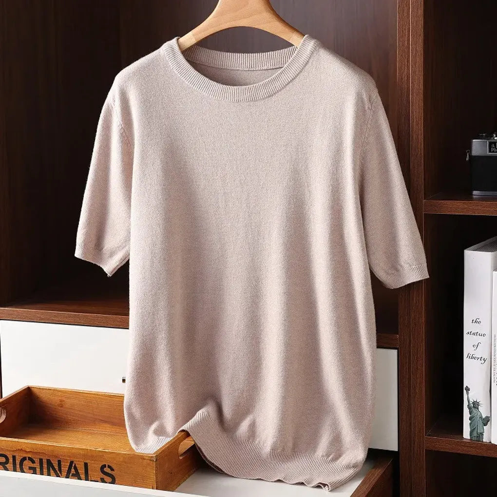 Herren-T-Shirt mit Rundhalsausschnitt