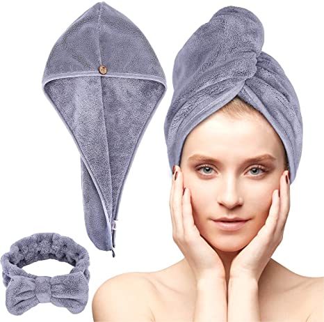 Magic WrapCap | Mikrofaser-Handtuch Schnelltrocknend Haar