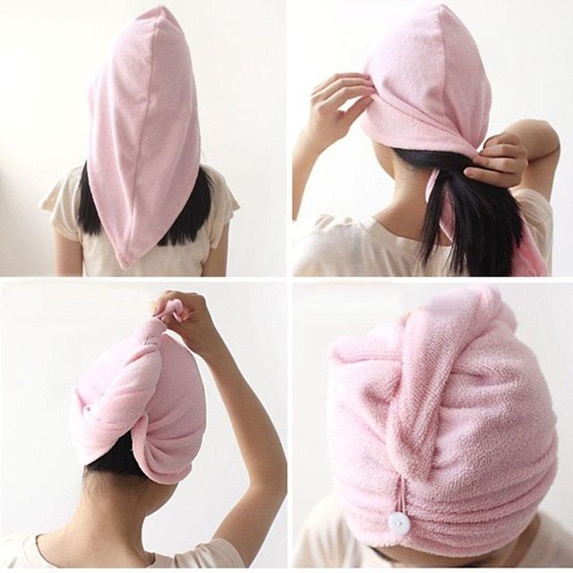 Magic WrapCap | Mikrofaser-Handtuch Schnelltrocknend Haar