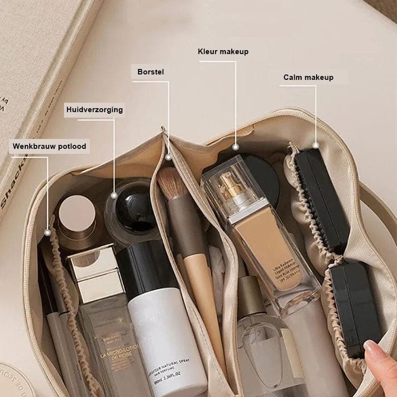 Kosmetiktasche aus Leder