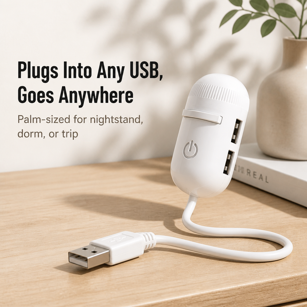 2-in-1-Sternprojektor und warmes Nachtlicht mit austauschbaren Folien, USB-betrieben