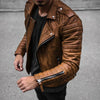 Herren Leren Bikerjack – Cael