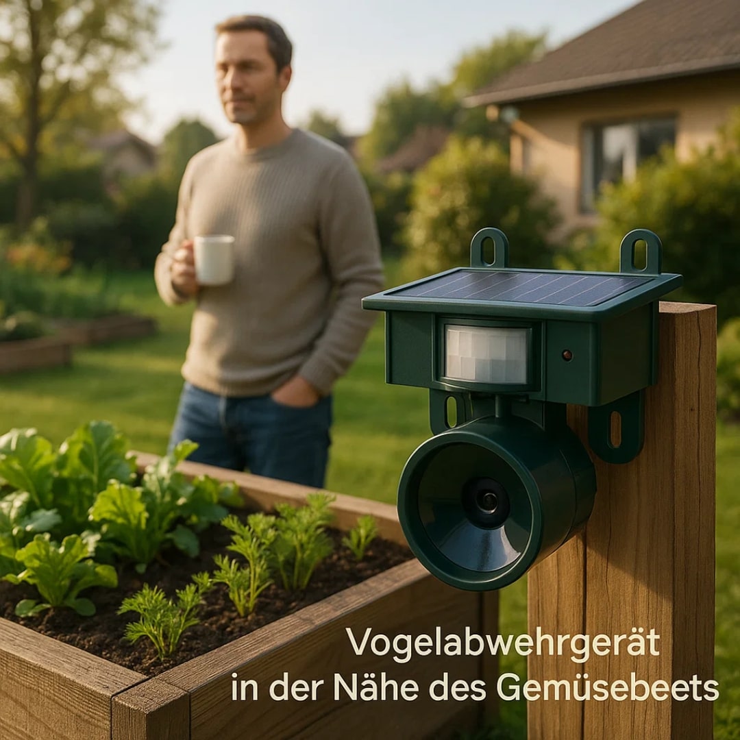 Tauben von Balkon und Garten fernhalten | Vogelabwehrgerät | VogelBlock