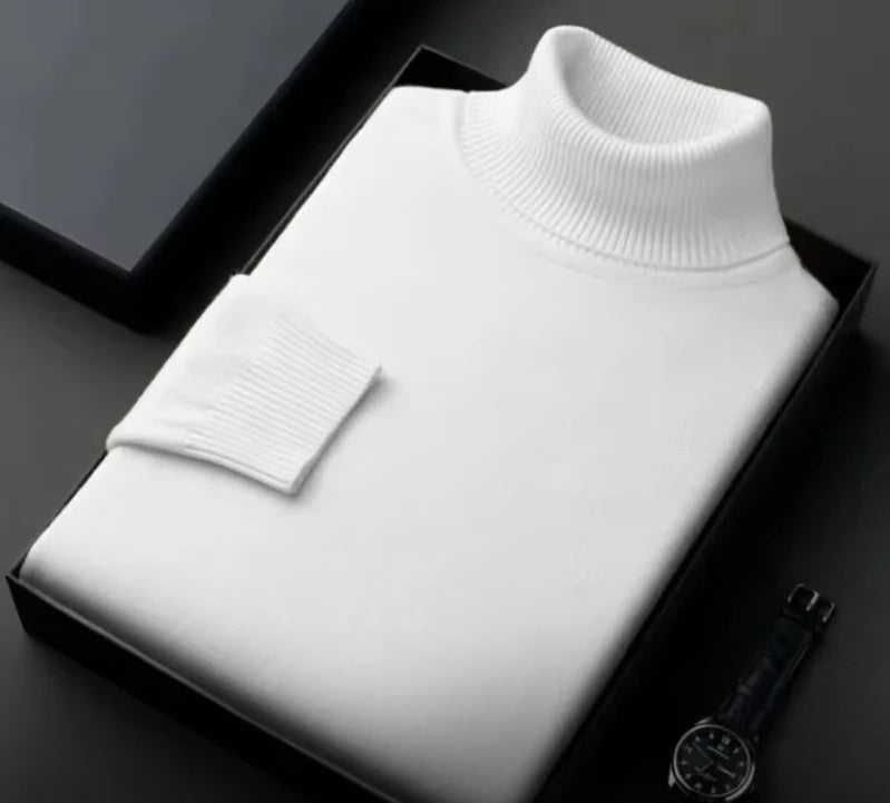 Kaschmir-Rollkragenpullover für Herren – Silvano