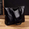 Damen-Schultertasche aus Leder mit Geräumigen Seitentaschen