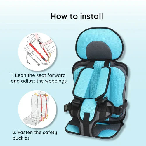 Tragbarer und Faltbarer Kindersitz-Booster fürs Auto